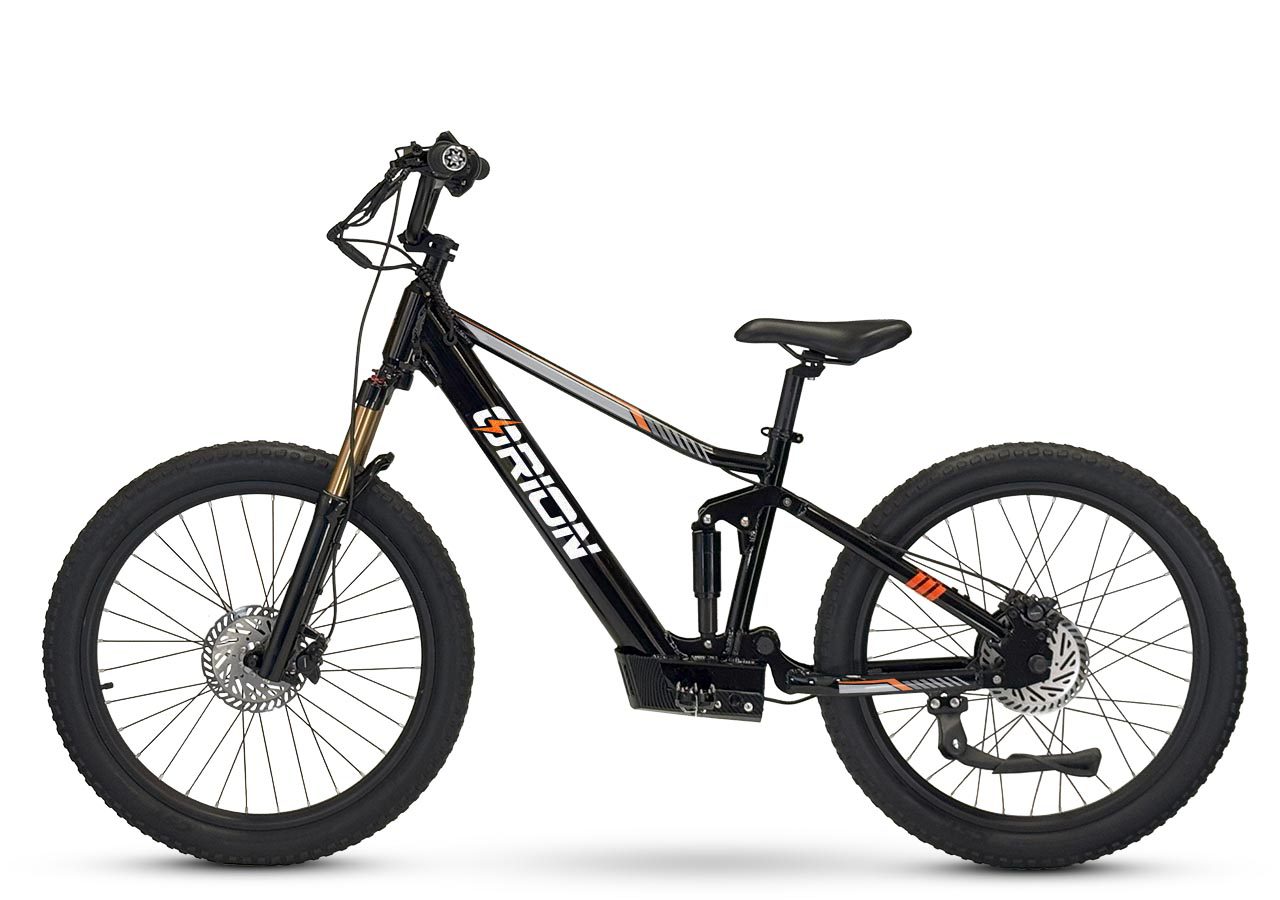 ORION e24x (2025) Electric Balance Bike - NEW SIZE - Full Suspension